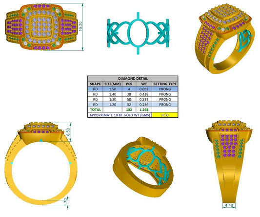 16345R Ring With Diamond