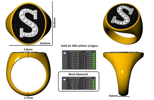 16377R Ring With Diamond