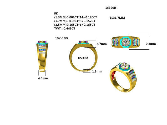 16390R Ring With Diamond