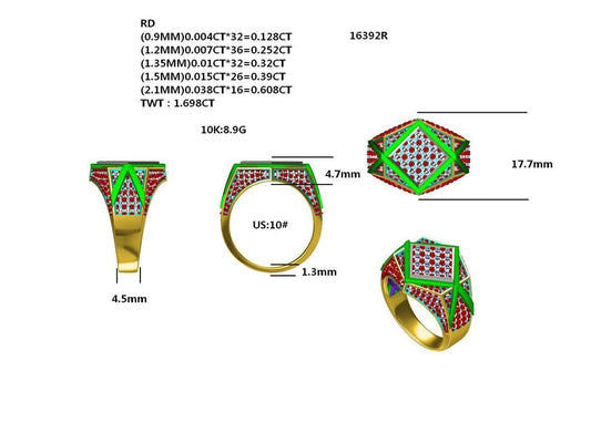 16392R Ring With Diamond