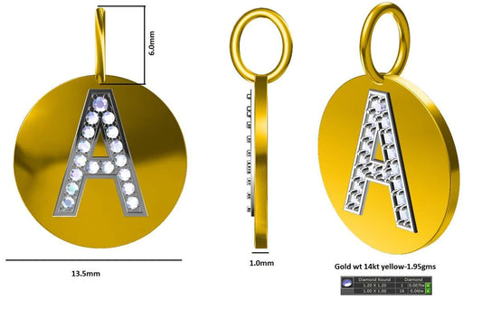 16402P Pendant With Diamond