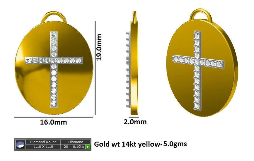 16449P Pendant With Diamond