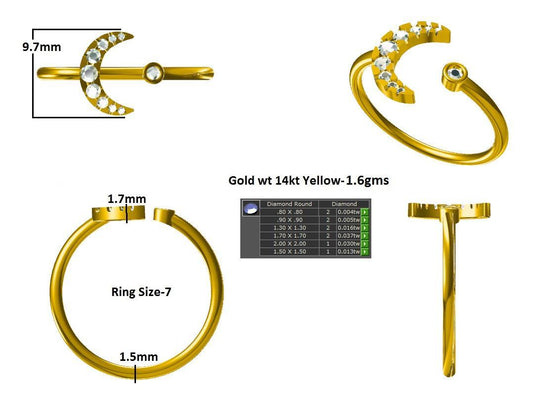 16454R Ring With Diamond