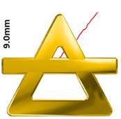 16457E Air Element Plain Stud Earring