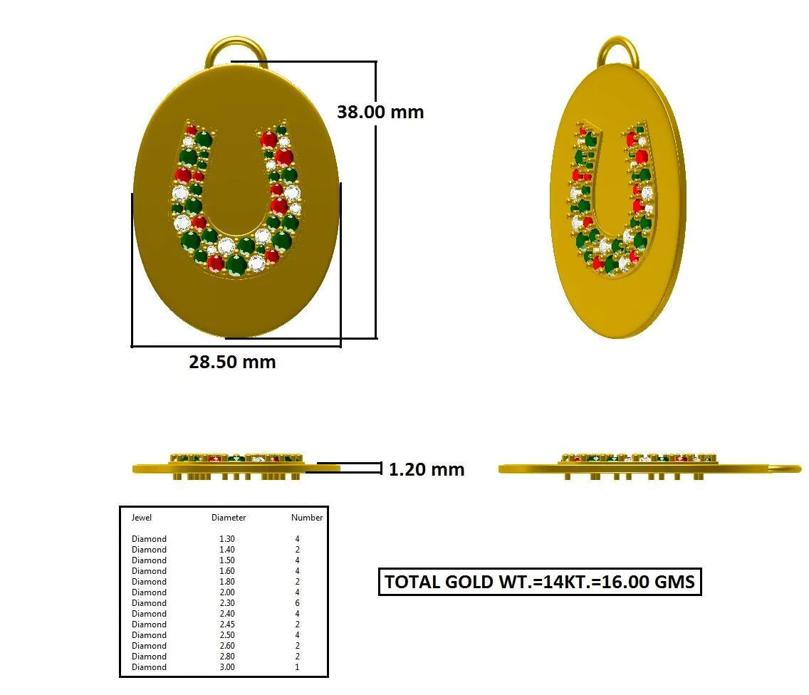 16478P Pendant With Diamond