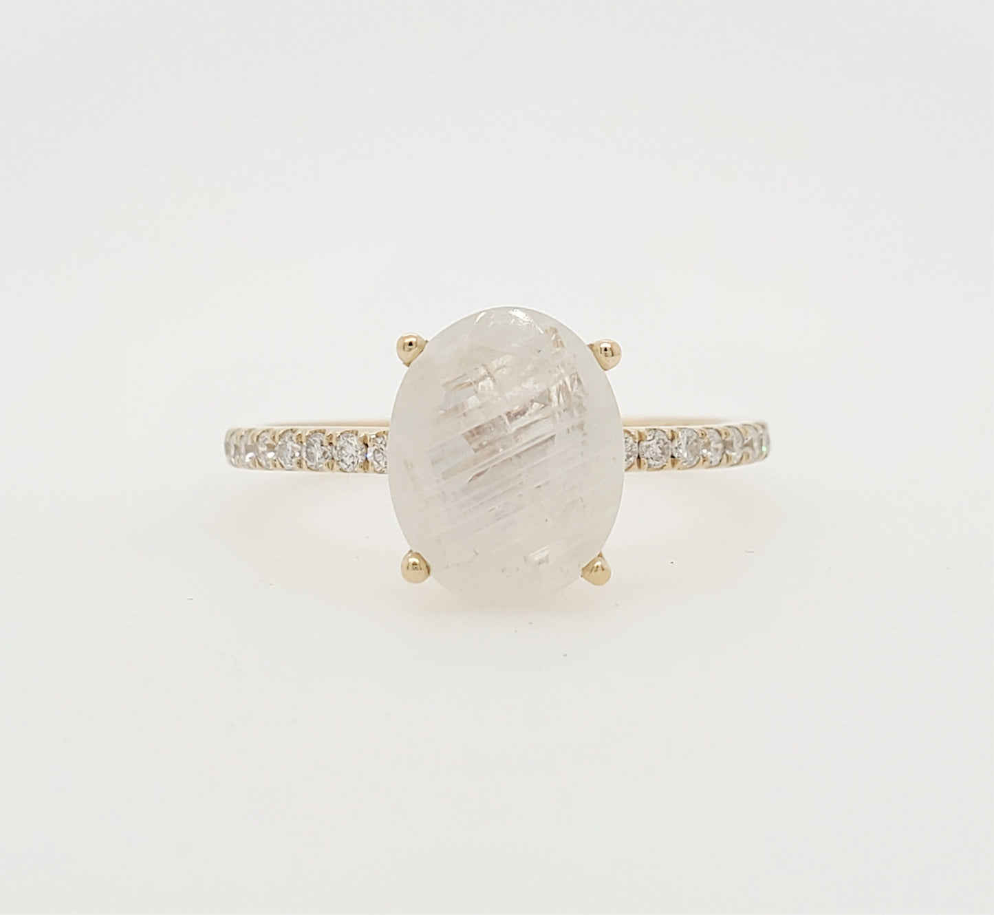 16489R Ring With Diamond & Gemstone