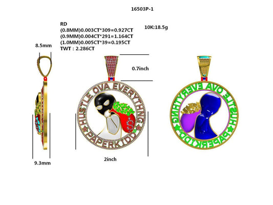 16503P Pendant With Diamond