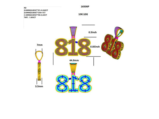 16506P Pendant With Diamond