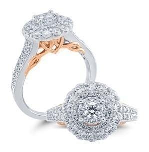 16513R Ring With Diamonds