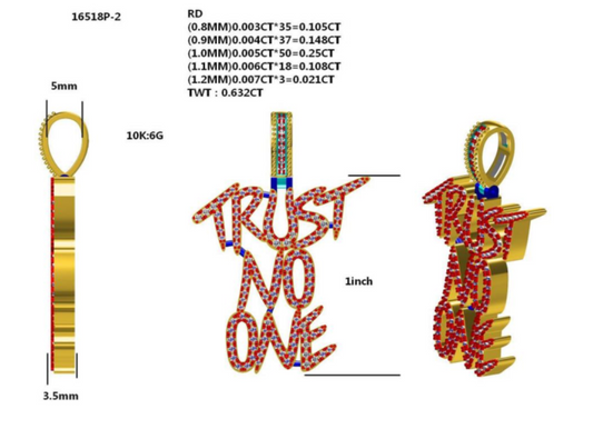 16518P Pendant With Diamond