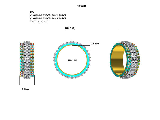 16540R Ring With Diamond
