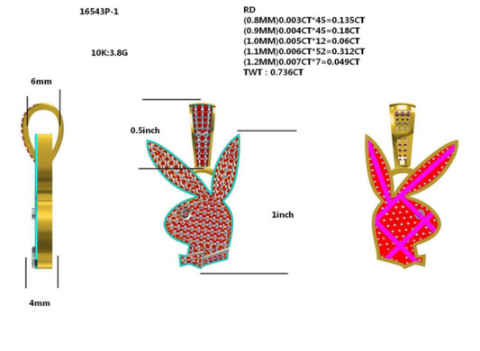 16543P Pendant With Diamond