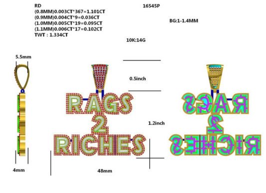 16545P Pendant With Diamond