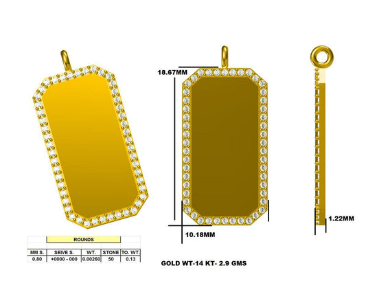 16554N Necklace With Diamond