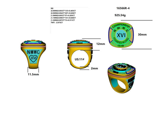 16566R Ring With Diamond