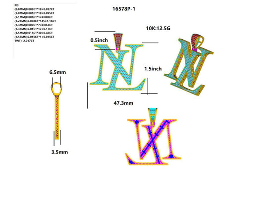 16578P Pendant With Diamond