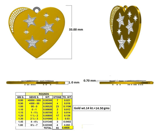 16588P Pendant With Diamond