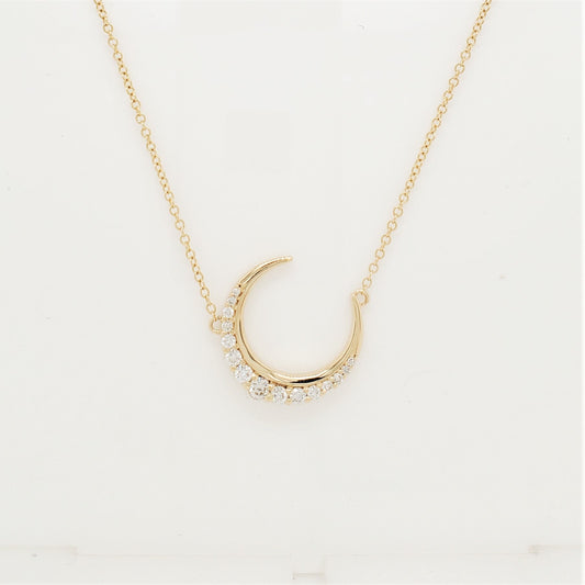 16604N Necklace With Diamond and Gemstone