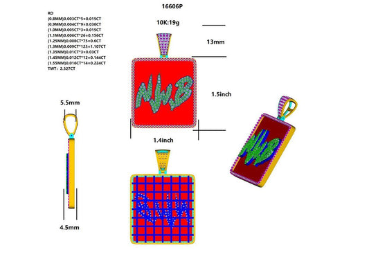 16606P Pendant With Diamond