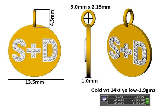 16615P Pendant With Diamond