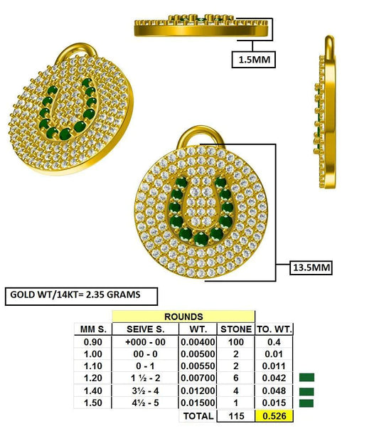 16626P Pendant With Diamond