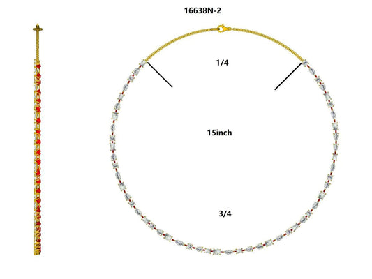 16638N Necklace With Diamond