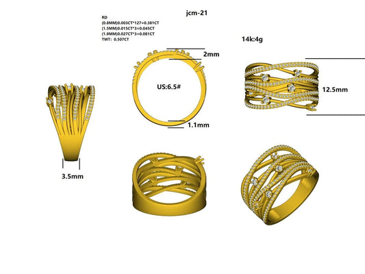16670R Ring With Diamond