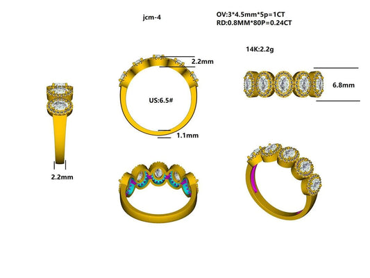 16672R Ring With Diamond
