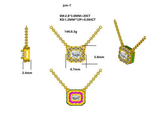 16675N Necklace With Diamond