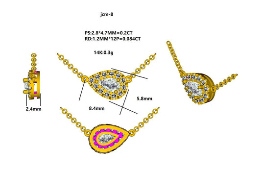 16676N Necklace With Diamond