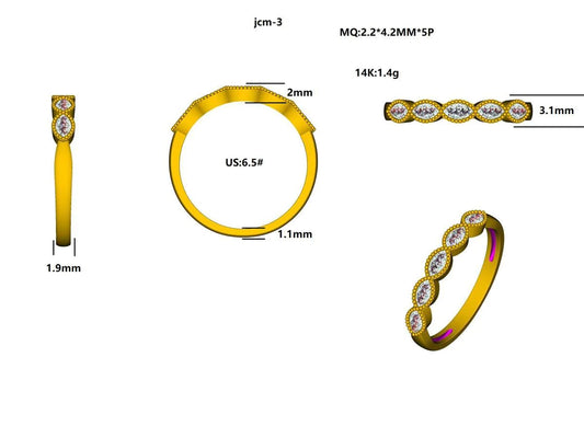 16678R Ring With Diamond