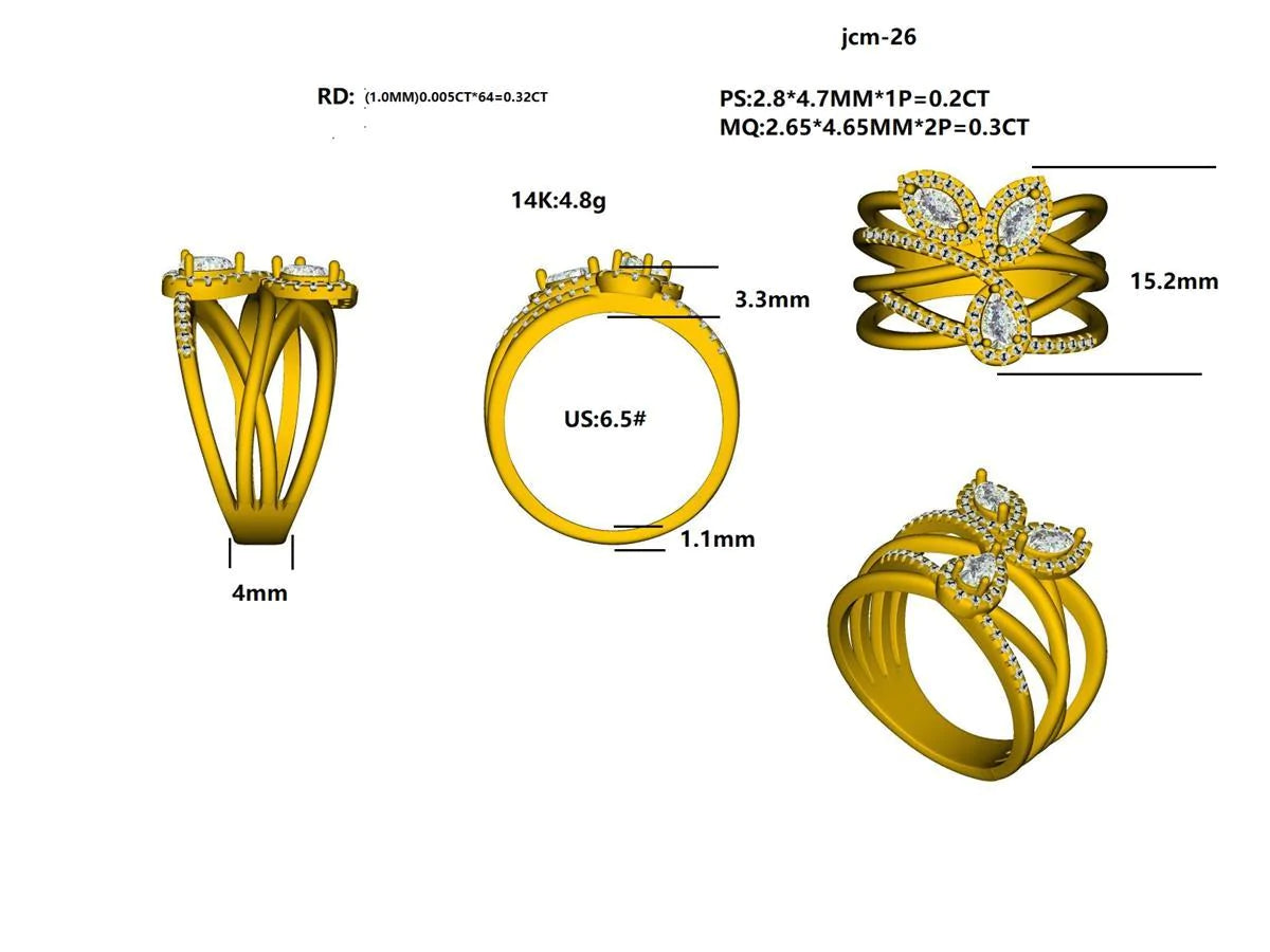 16679R Ring With Diamond