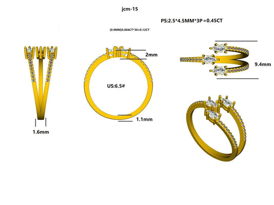 16687R Ring With Diamond