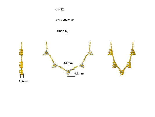 16689N Necklace With Diamond