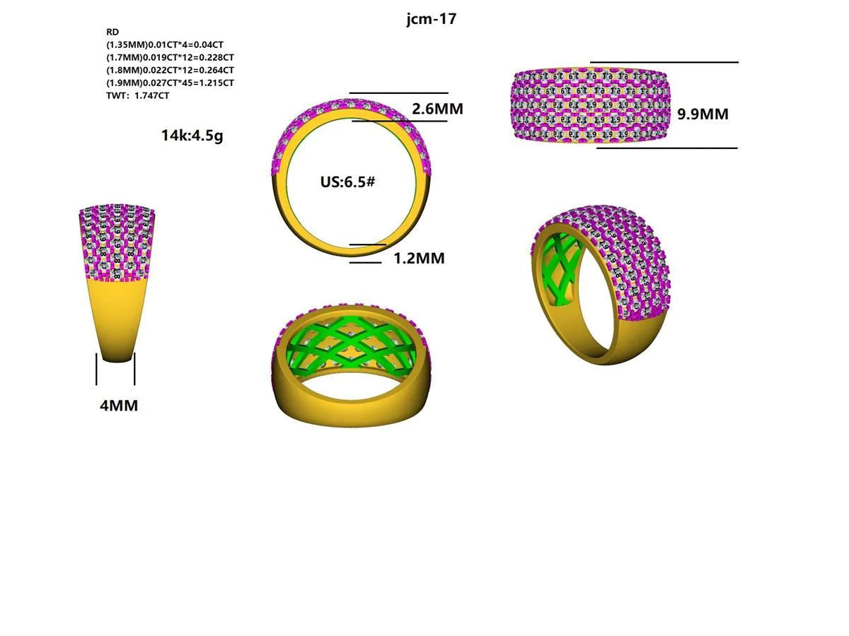 16691R Ring With Diamond