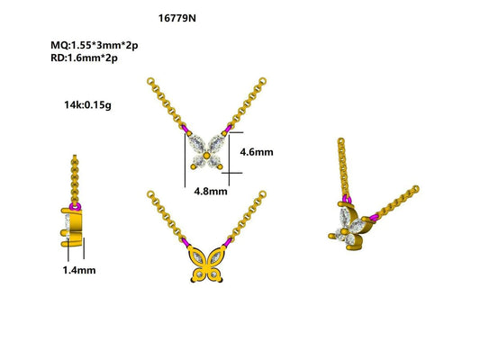 16779N Necklace With Diamond