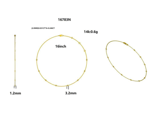 16783N Necklace With Diamond