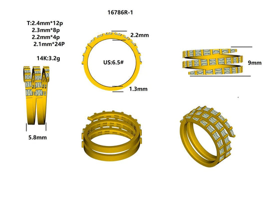 16786R Ring With Diamond