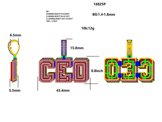 16825P' Pendant With Diamond