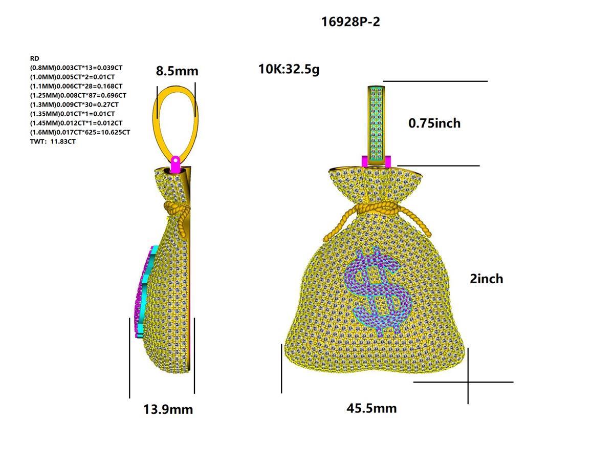 16928P Pendant With Diamond