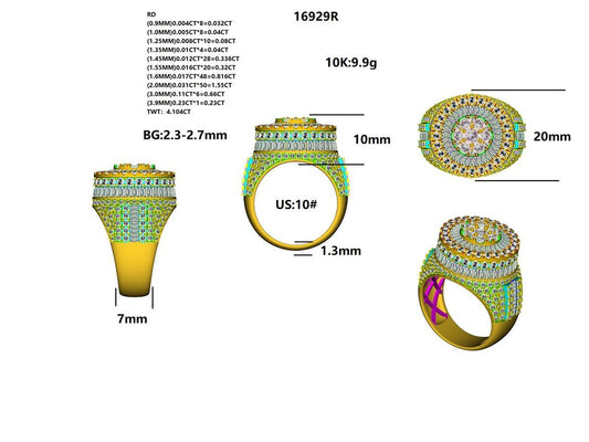 16929R Ring With Diamond