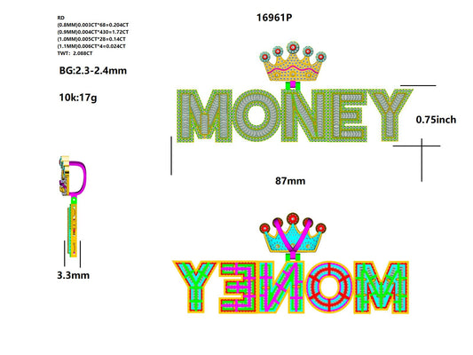 16961P Pendant With Diamond