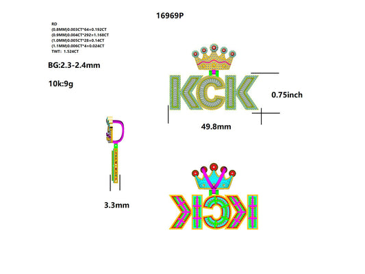 16969P Pendant With Diamond