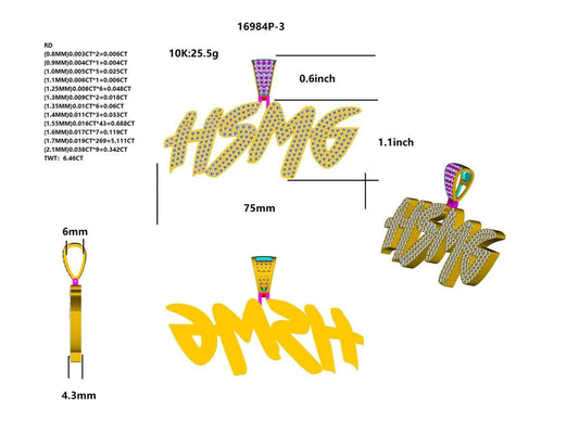 16984P Pendant With Diamond