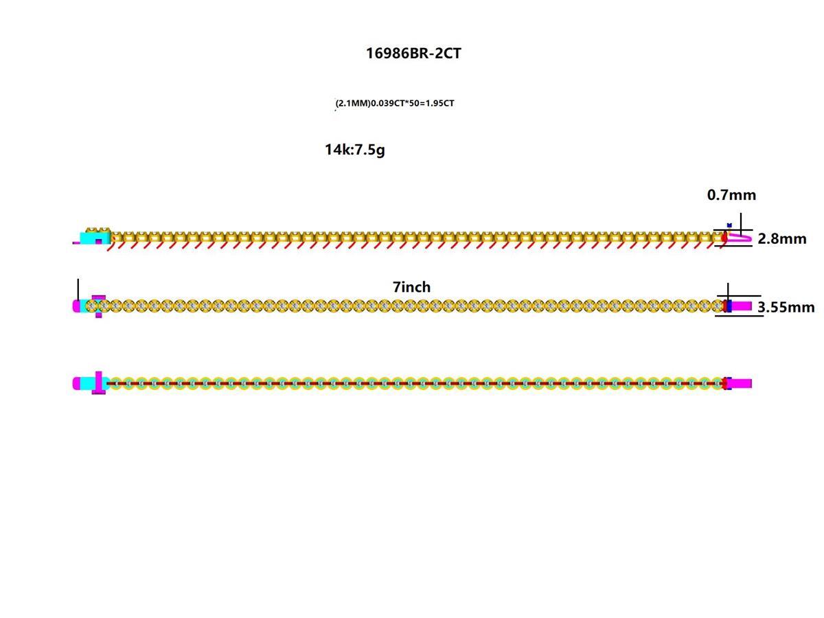 17947BR-2CT bracelet-with-diamond