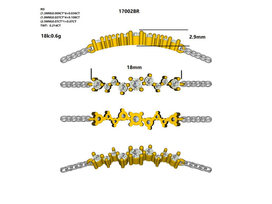17002BR Bracelet With Diamond