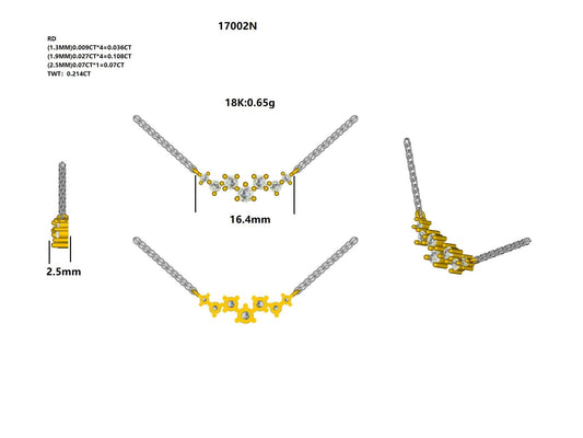 17002N Necklace With Diamond