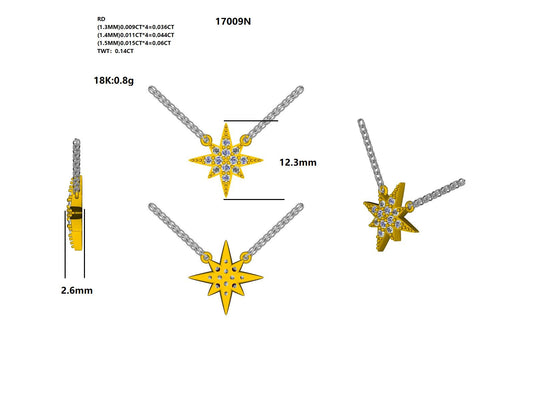17009N Necklace With Diamond