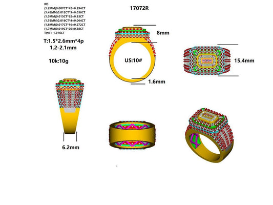 17072R Ring With Diamond
