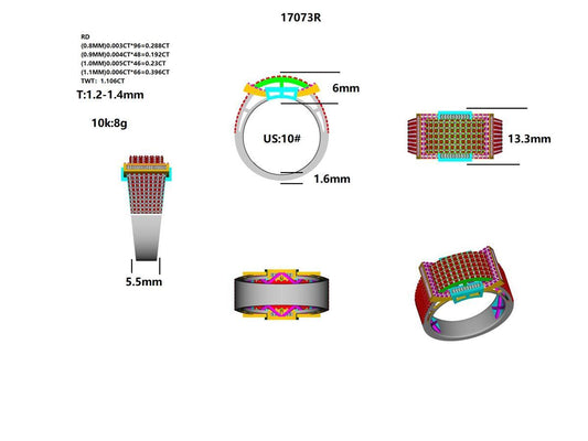 17073R Ring With Diamond
